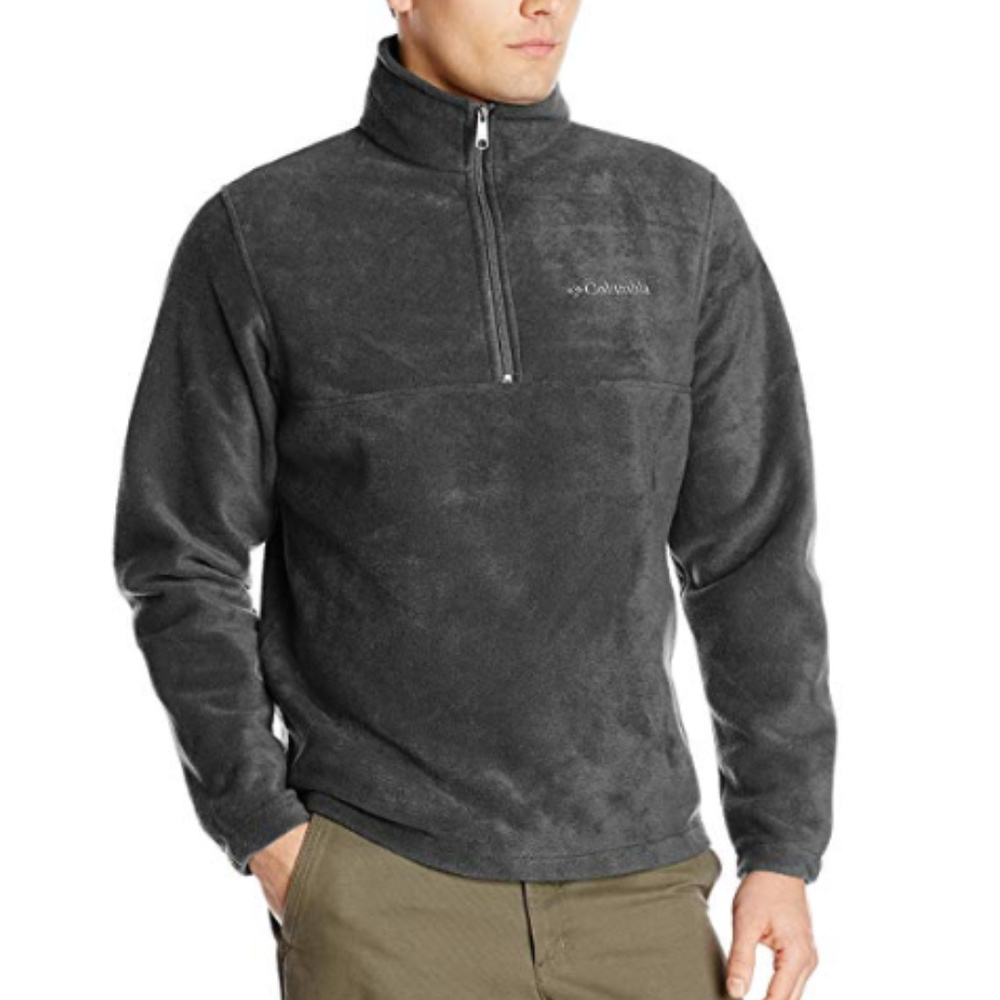 Men's Columbia Fleece Half Zip Pullover Jacket